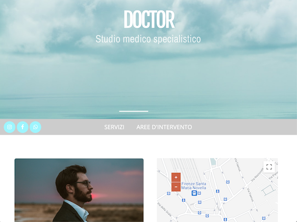 Sito web pronto per professionsti come gli psicologi. A ready-to-costumize web template for professionals like psychotherapist